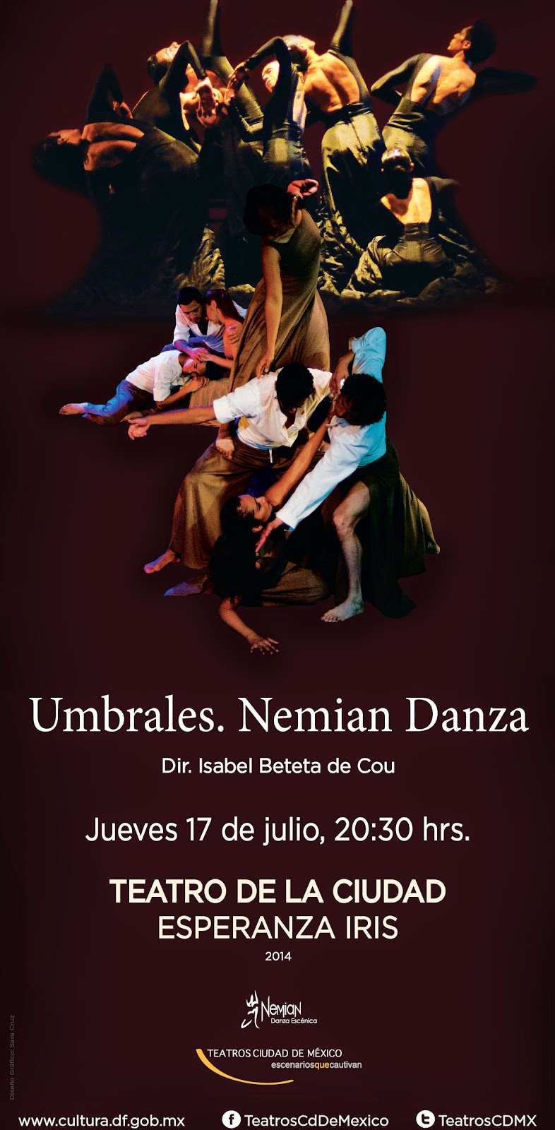 La compañía Nemian Danza presenta "Umbrales" en el Teatro de la Ciudad