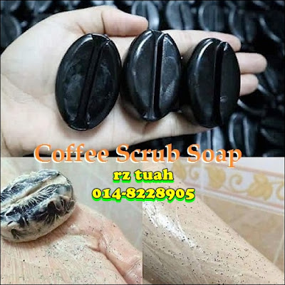 sabun scrub coffee asli