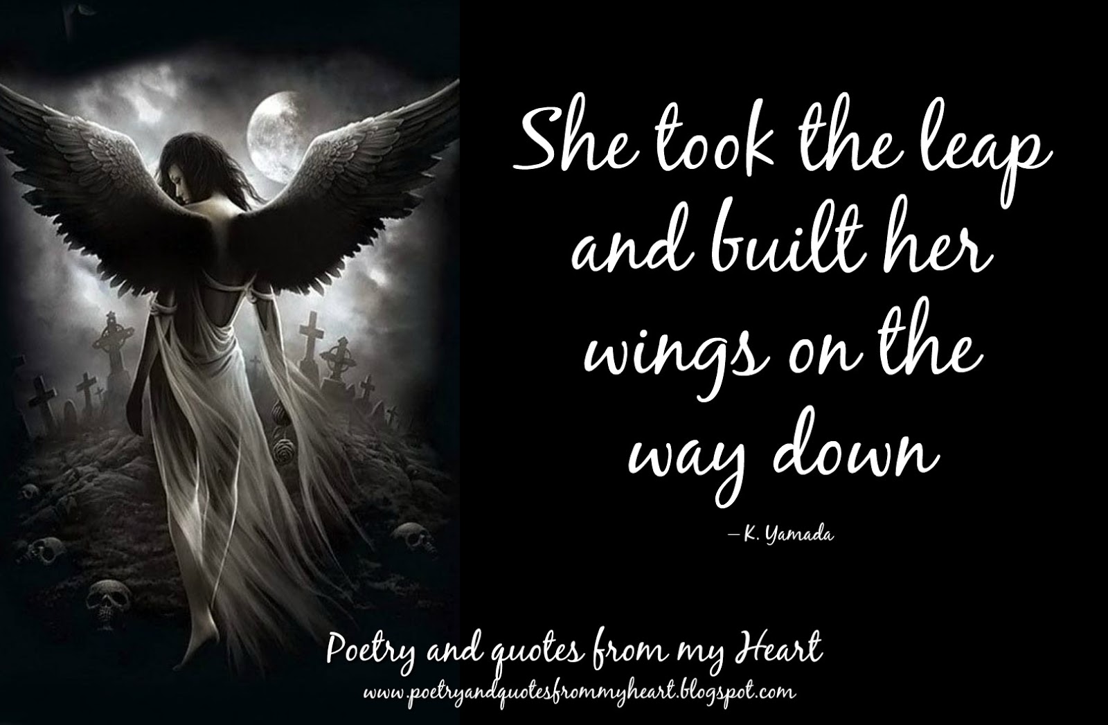 Poetry and quotes from my Heart: She took the leap and built her wings ...