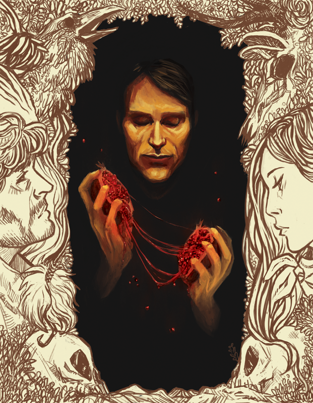 A bunch of my recent NBC Hannibal art | Rahciach