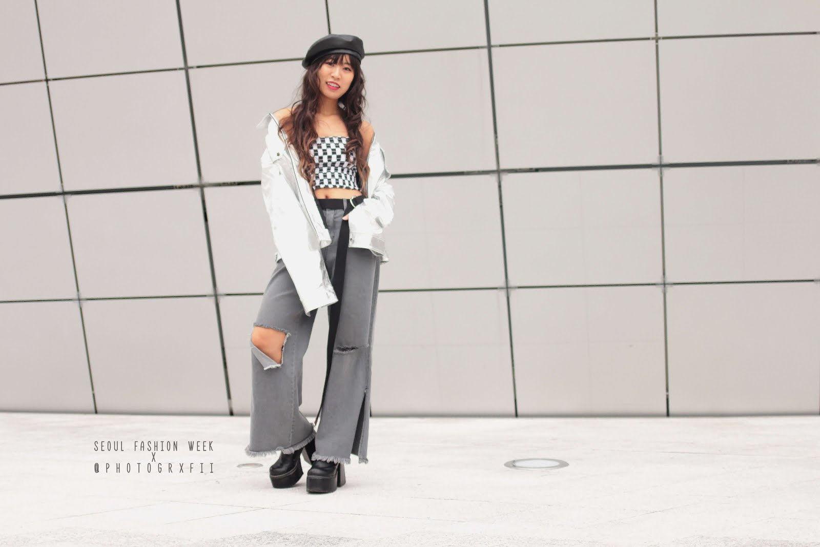 seoul fashion week ss18 monochrome outfit inspiration