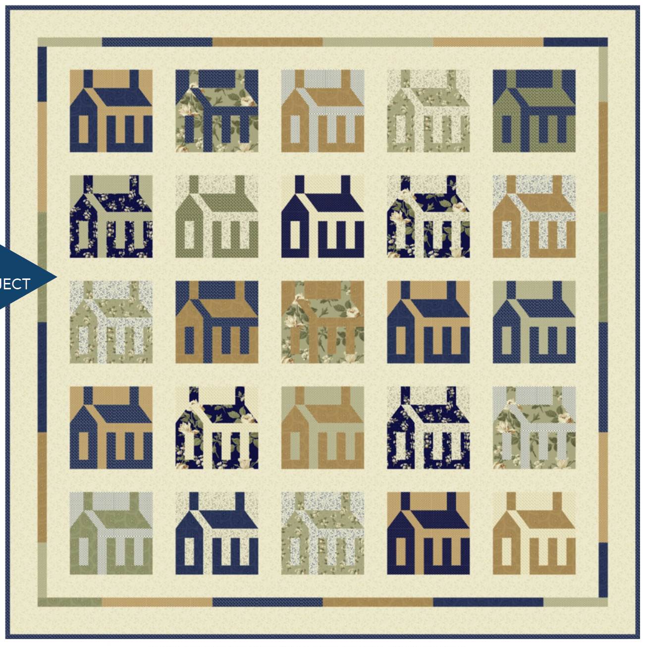 Quilt Inspiration Free pattern day! House quilts