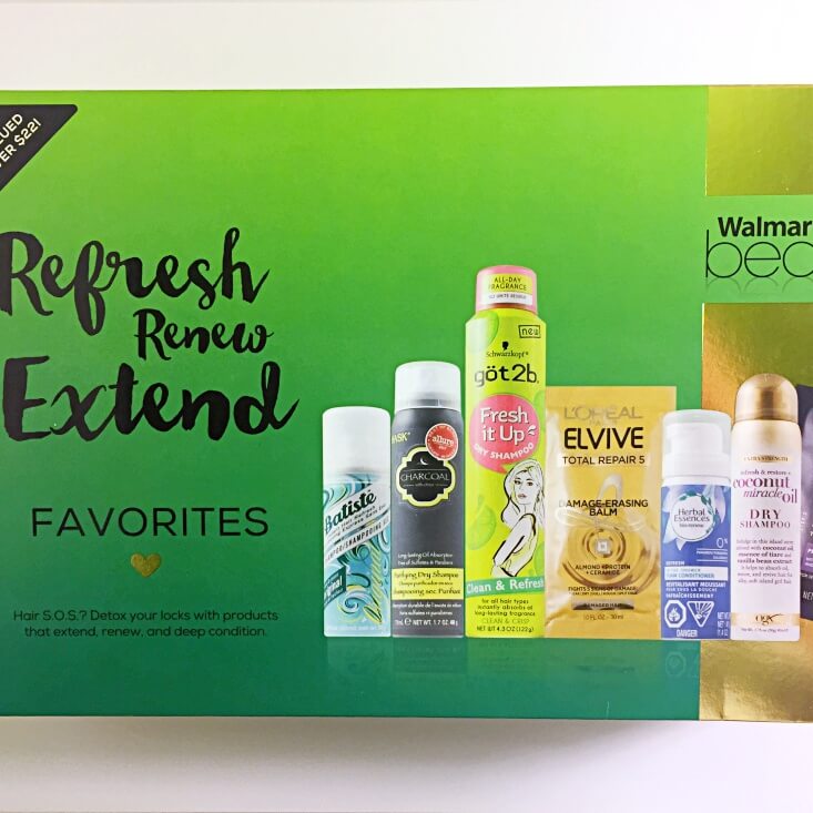 Walmart Beauty Favorites Box Refresh Renew Extend Walmart Beauty Favorites Box Refresh Renew Extend
