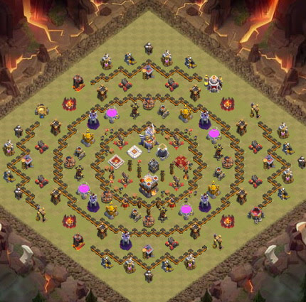 Base Town Hall 11 Clash of Clans Clan War