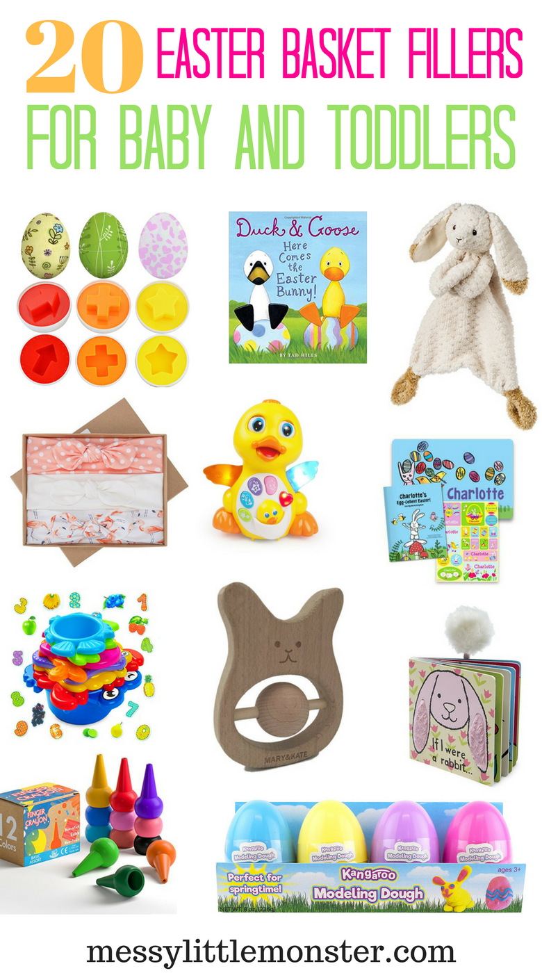20 Easter Basket Fillers for Babies and Toddlers - Messy Little