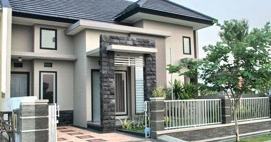 Contoh Teras Rumah Perkampungan - 67 Contoh Teras Rumah Minimalis Type