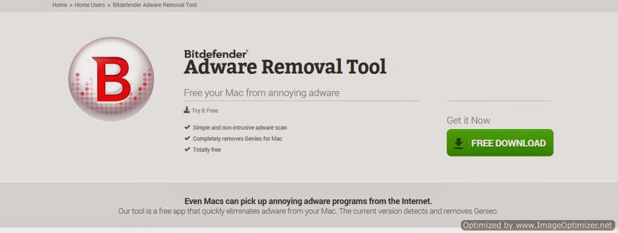 Bitdifender Adware removal for Mac