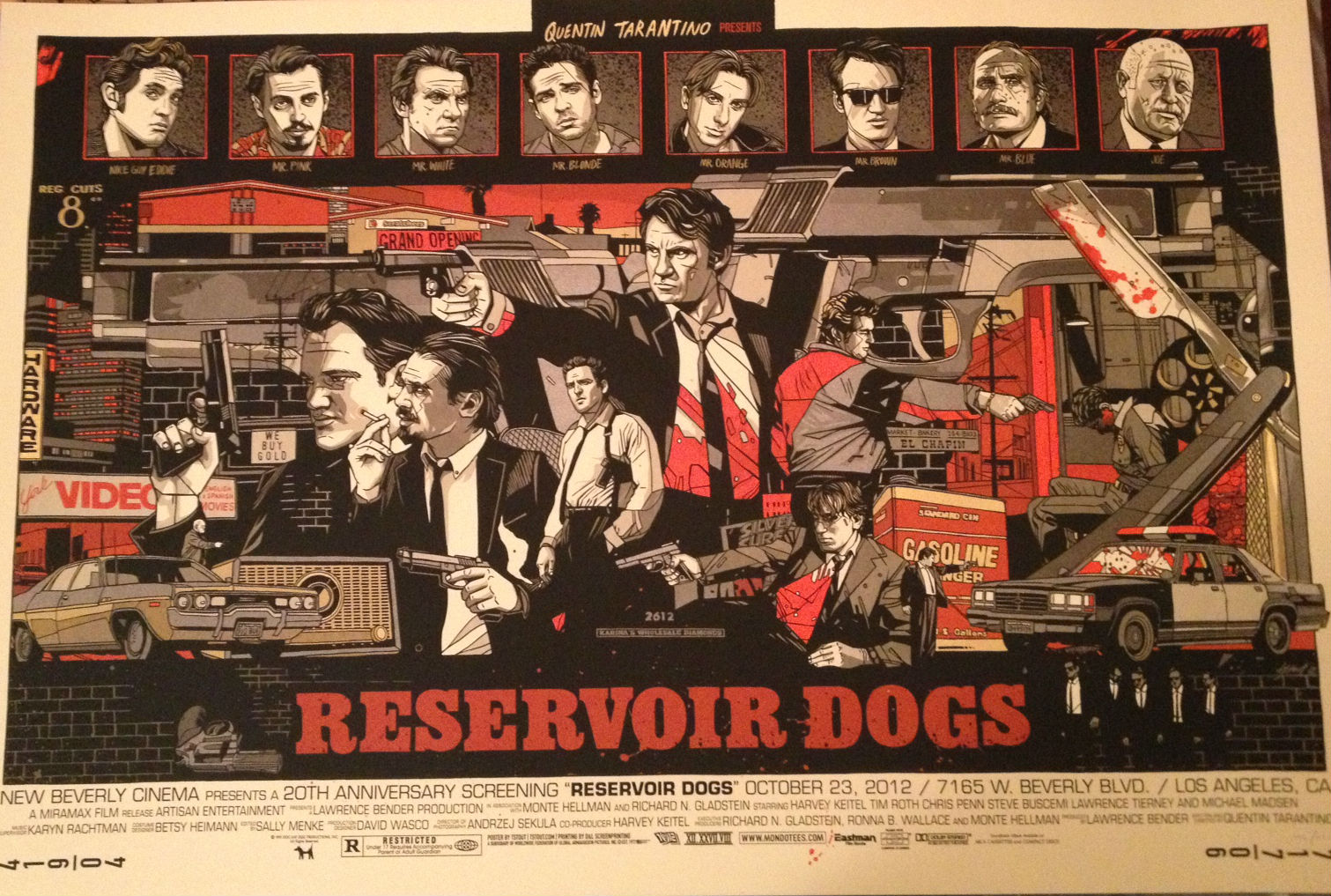 The Geeky Nerfherder Cool Art Reservoir Dogs by Tyler Stout