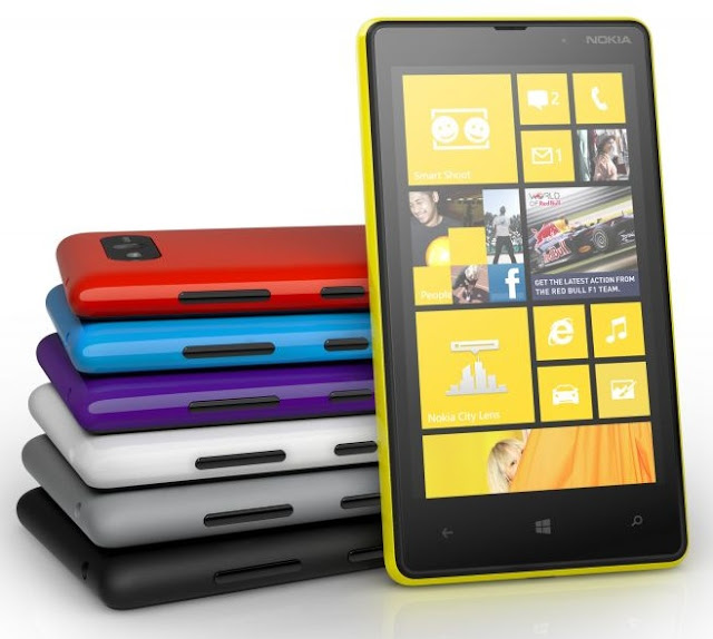 Nokia Lumia 820 - Available in Black, Gray, Red, Yellow, White, Blue, Violet
