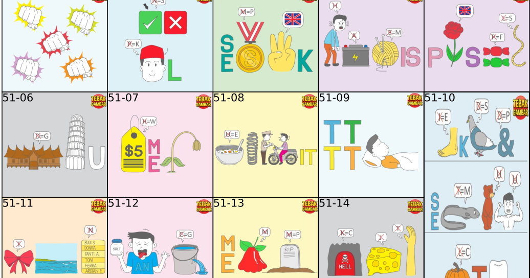 Kunci Jawaban Tebak Gambar Level 52 Info Terkait Gambar