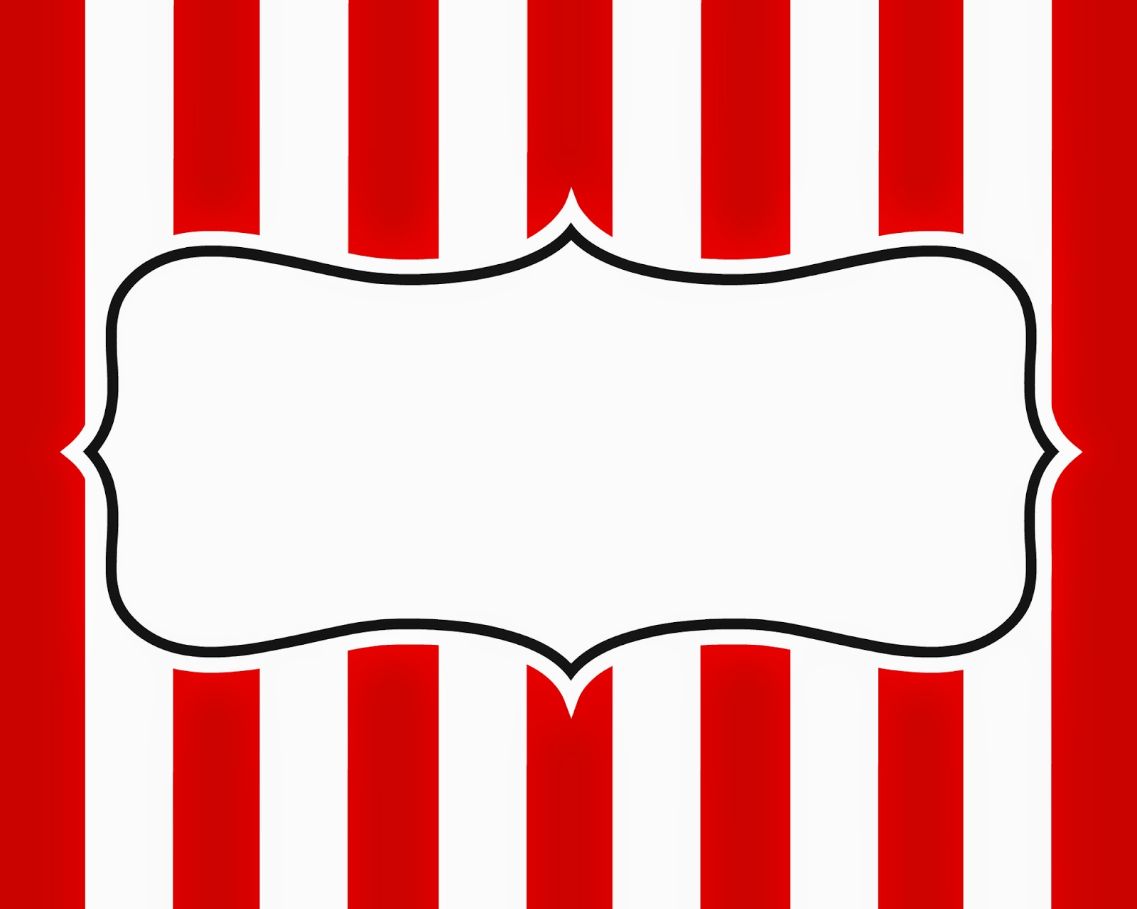 Printable Carnival Party Sign Template | Circus Theme Party Decorations