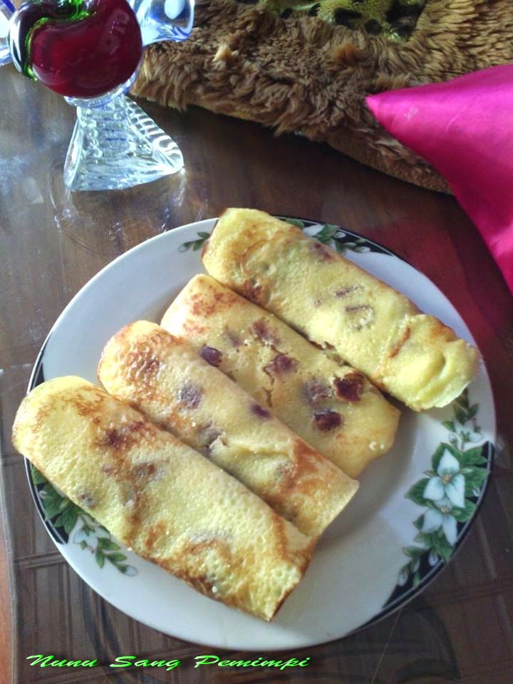 Pancake Kurma Gulung Coklat Keju Ala Chef Nunu Nunu Amir Blog