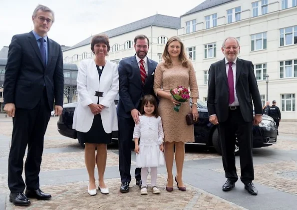 Hereditary Grand Duke Guillaume and Hereditary Grand Duchess Stéphanie of Luxembourg