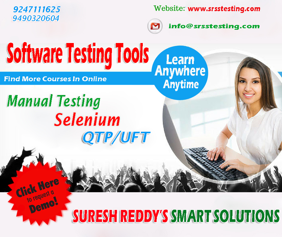 Software Testing Tools Training Best Software Testing Training