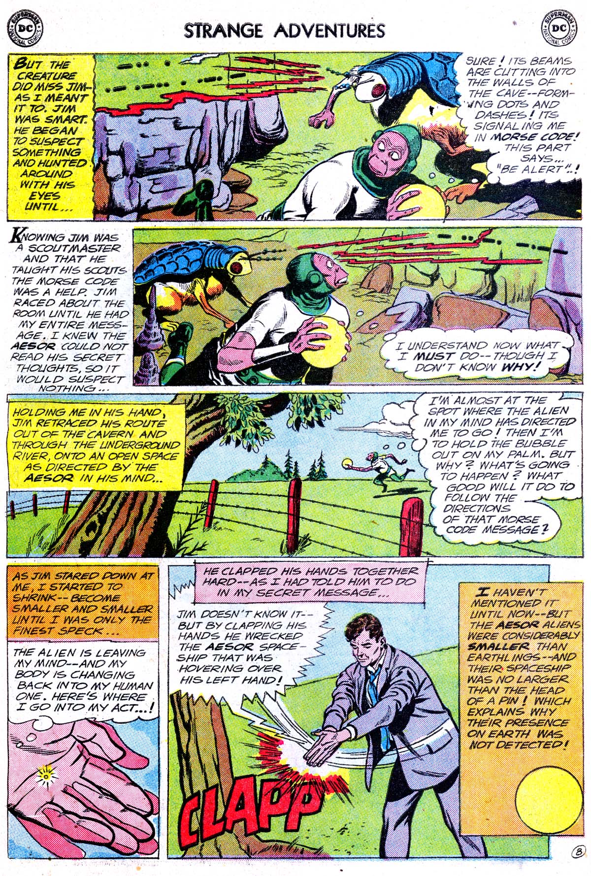 Read online Strange Adventures (1950) comic -  Issue #158 - 10