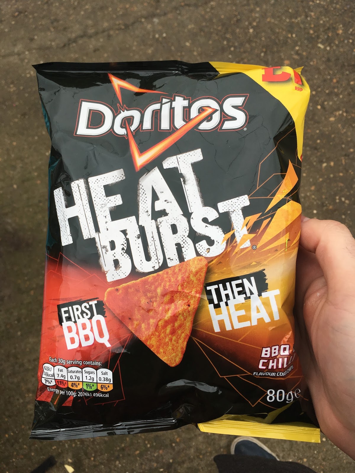 A Review A Day Today's Review Doritos Heat Burst BBQ & Chilli
