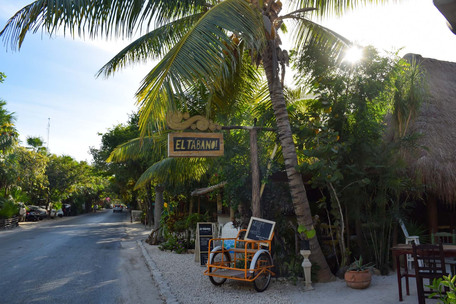the tulum beach strip