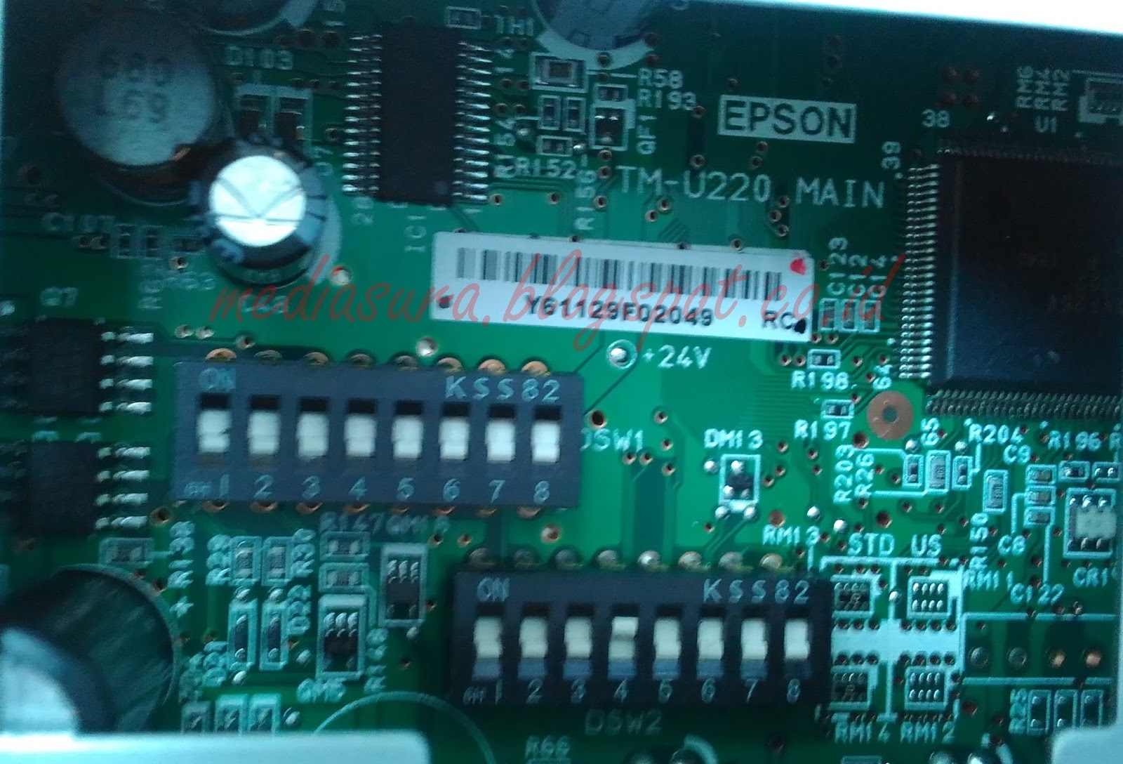 Fungsi DIP Switch Epson TMU220 MSura