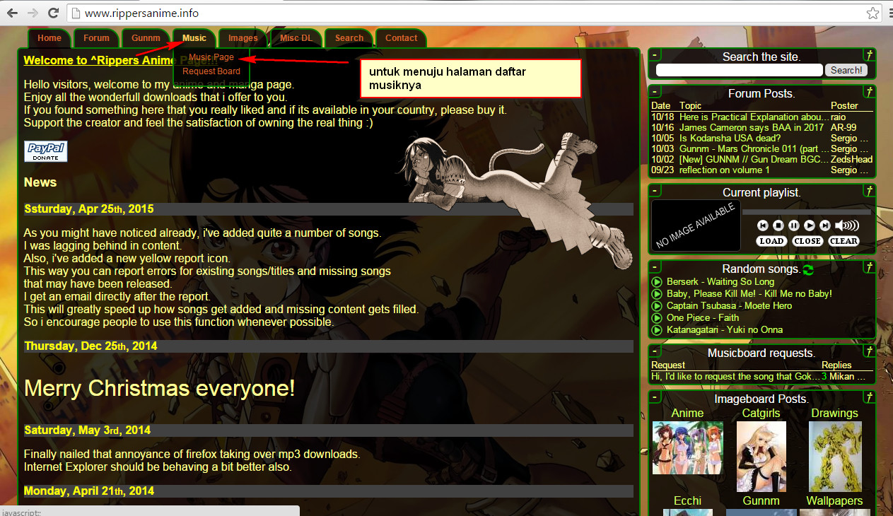 Infoku for All: Alamat Download Lagu Anime Terlengkap