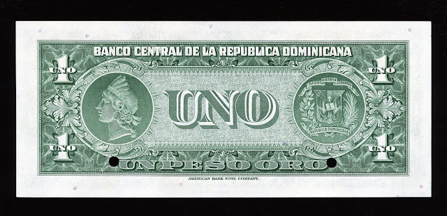 Dominican Republic Currency 1 Dominican Peso Oro banknote|World ...
