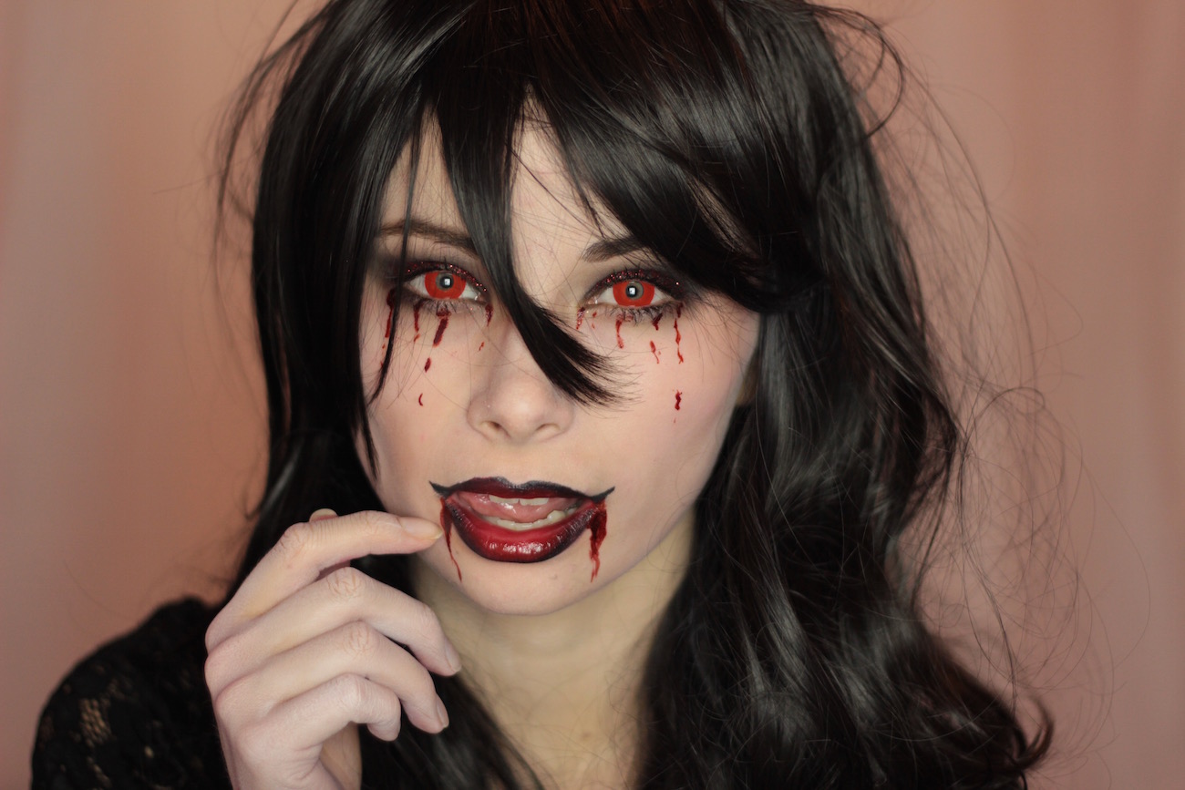 Halloween smink - Vámpír | VISZKOK FRUZSI blog