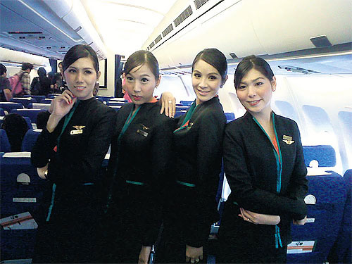 PC Air takes to the skies with ladyboy flight attendants