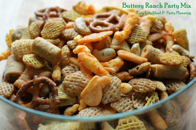 Easy Life Meal and Party Planning: Ranch Party Mix