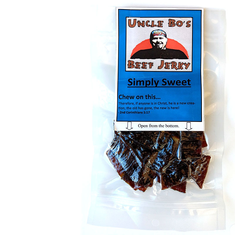 Uncle Bo's Beef Jerky Simply Sweet Beef Jerky Reviews
