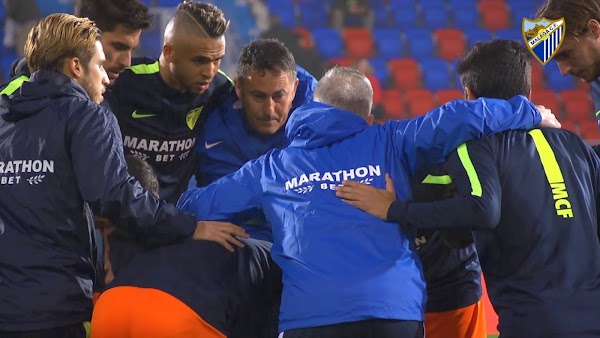 El Málaga entrena hoy de tarde