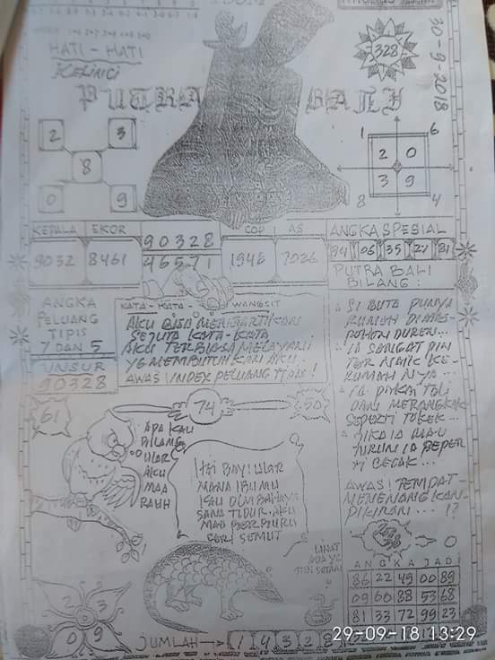 Forumsyair Singapura 30 September 2018 Kode Syair Sgp Hk Sd Motesia