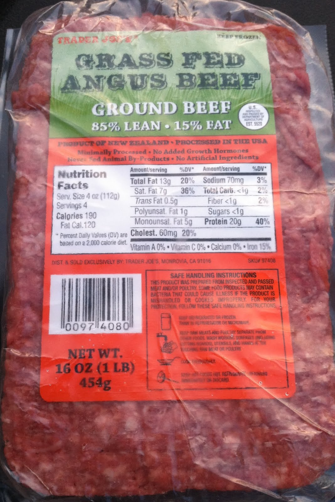What's Good at Trader Joe's? Trader Joe's Grass Fed Angus Beef
