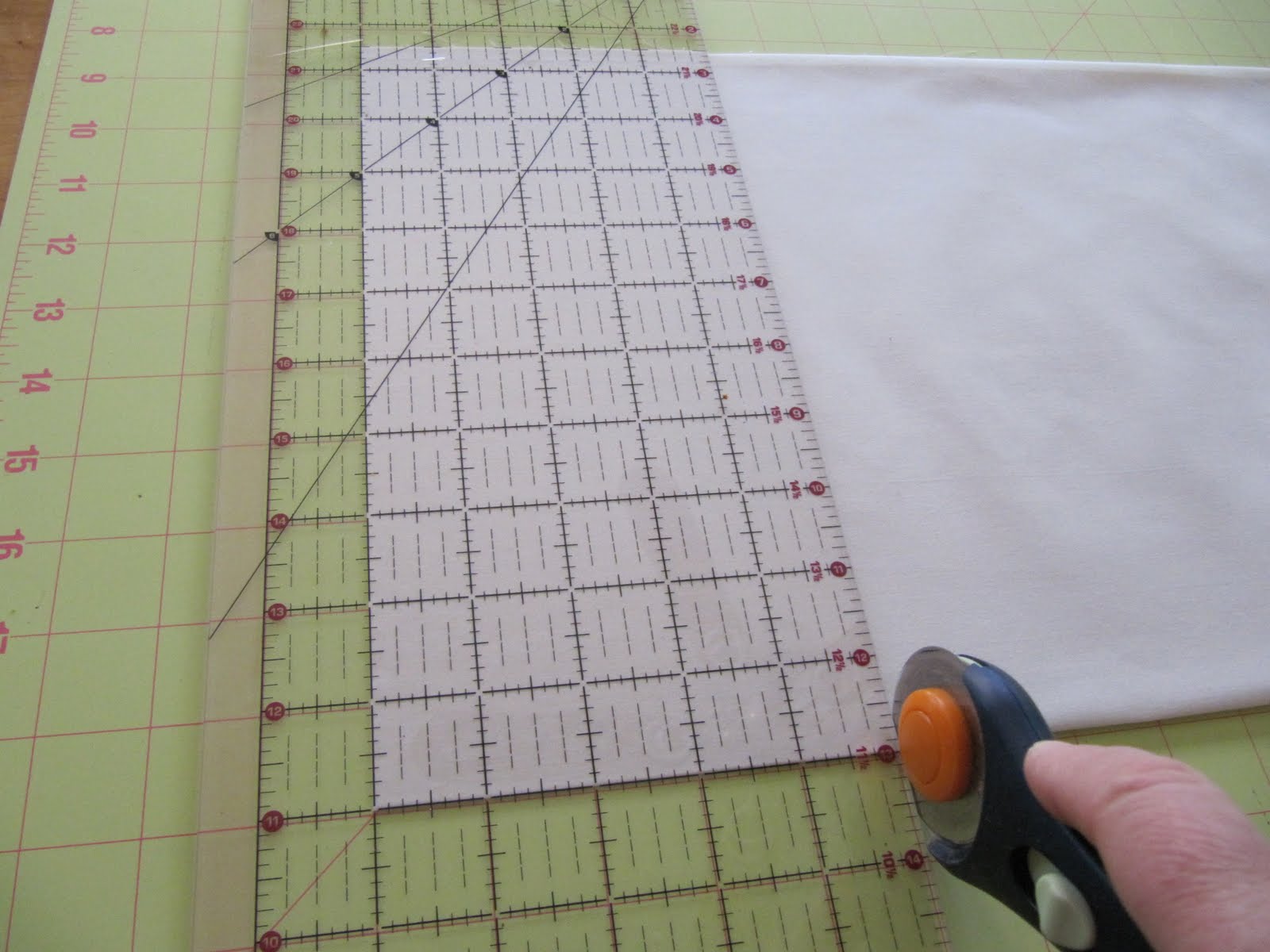 Sew Many Ways... How to Cut Fabric Squares with a Rotary Cutter...
