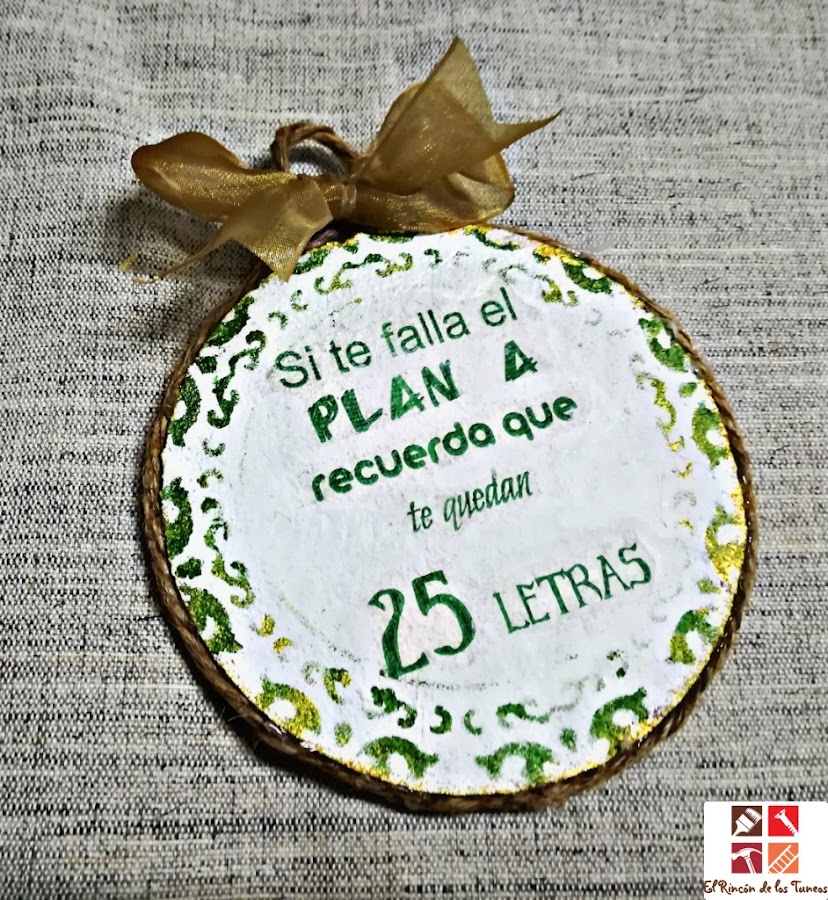diy posavasos navideño