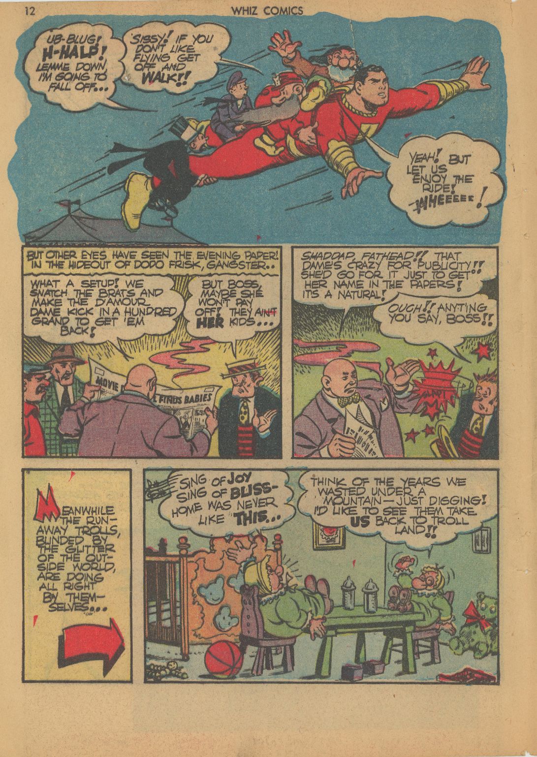 Read online WHIZ Comics comic -  Issue #37 - 12