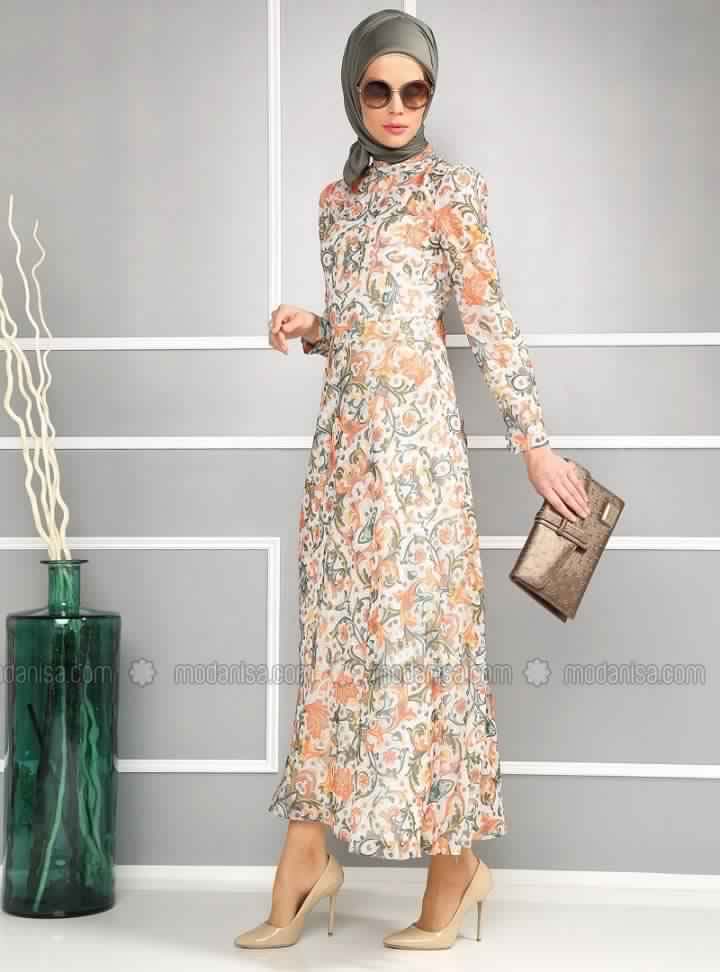 robe longue manche longue femme voil�e