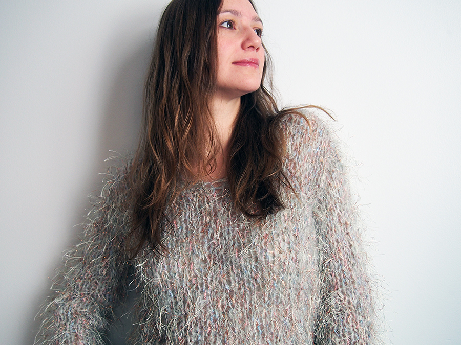 Yes, I Made A Sweater Out of Novelty Yarn!