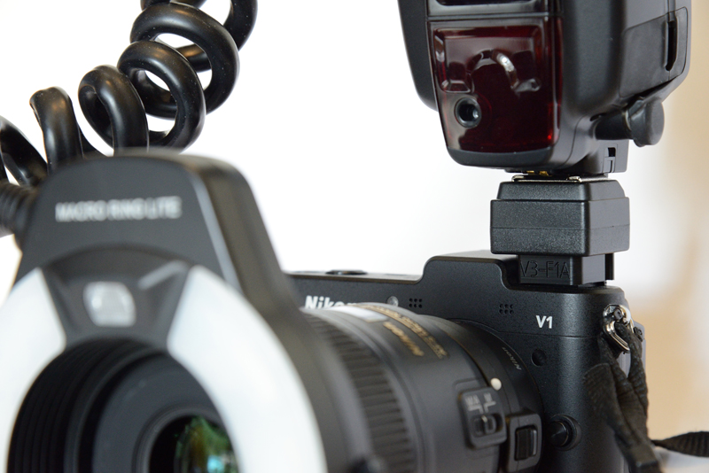 Adapting Camera The next generation of Nikon 1 flash adapter is the V3F1A