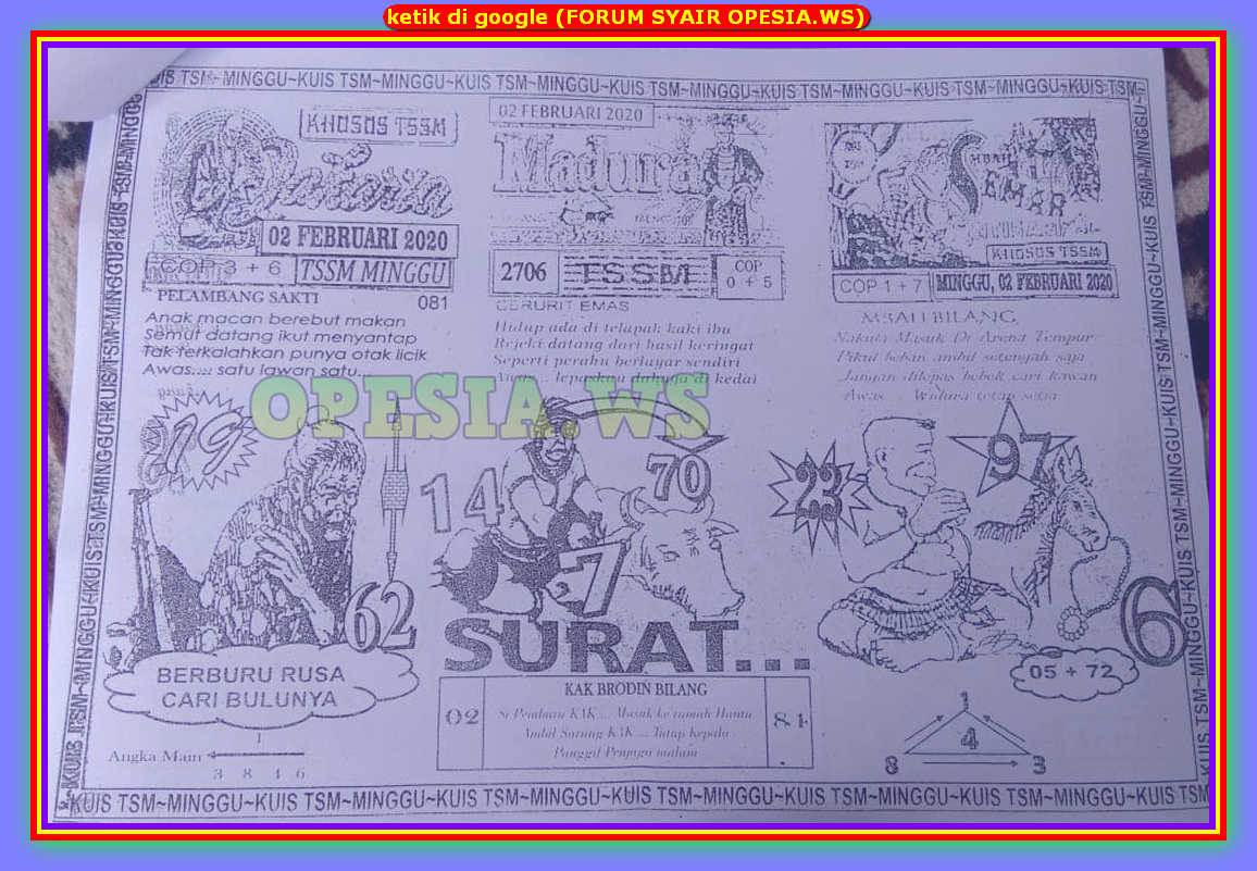 1 New Message Kode Syair Singapore 2 Februari 2020 Forum Syair Togel Hongkong Singapura Sydney