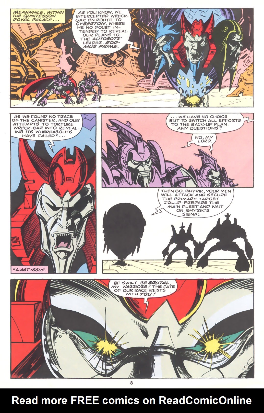 Read online The Transformers (UK) comic -  Issue #182 - 8