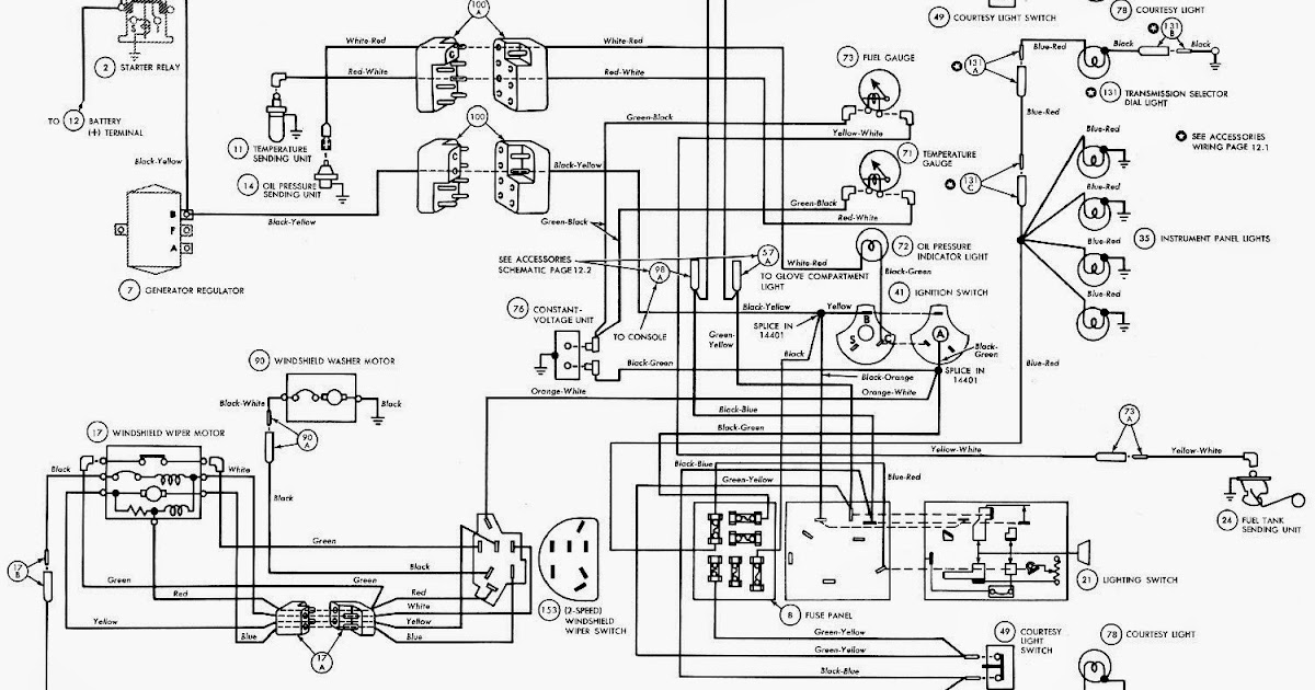 1964 Mustang Wiring Diagrams Schematic | Wiring Diagrams
