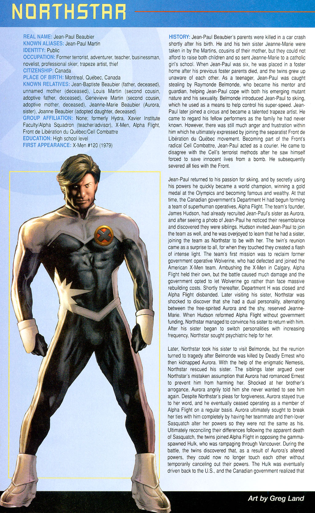 Read online Official Handbook of the Marvel Universe: X-Men 2005 comic -  Issue # Full - 32