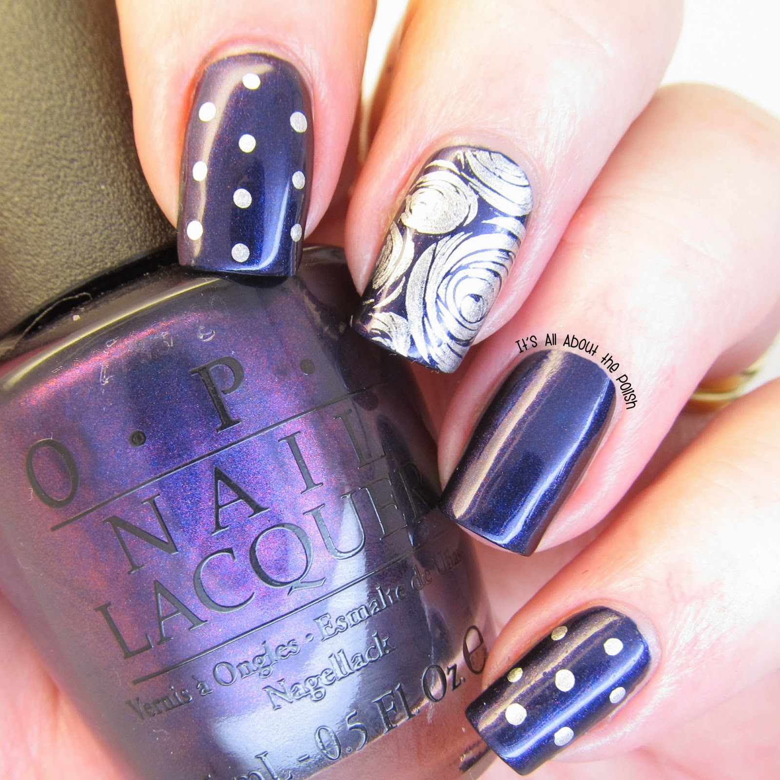 It's all about the polish: Lily Anna Stamping Plate 09 review