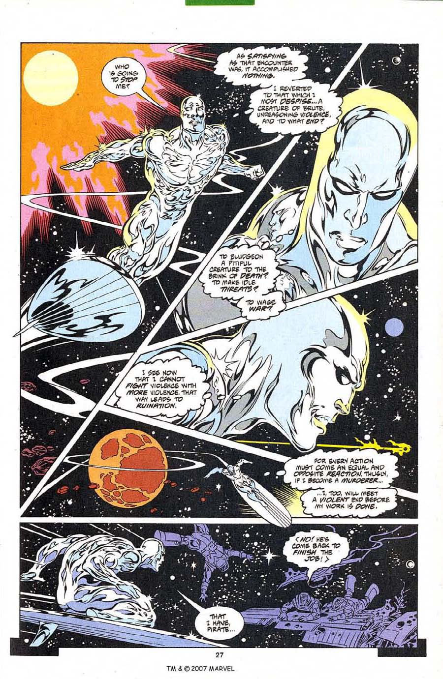 Read online Silver Surfer (1987) comic -  Issue #105 - 29