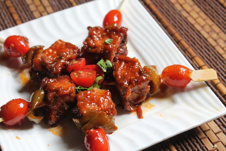 Chilli Paneer Bites Recipe Paneer Appetizer Recipes Yummy Tummy