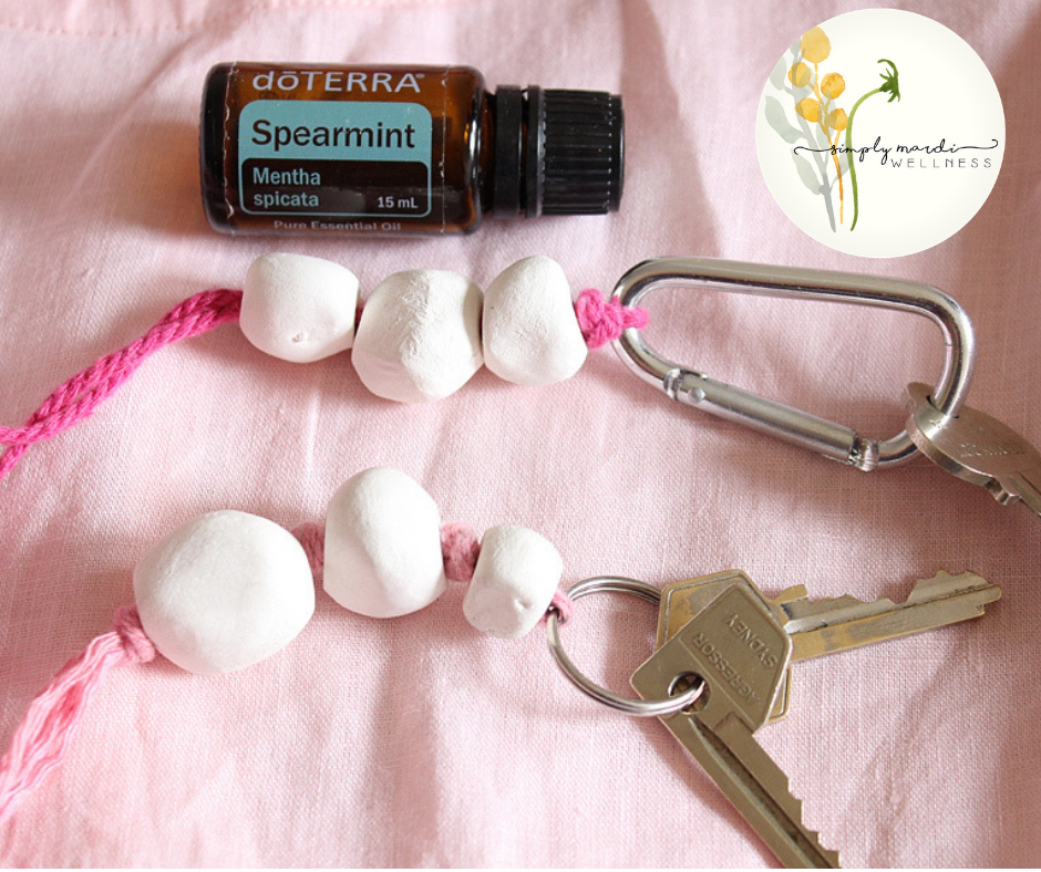 D.I.Y Essential oil Clay bead Key chain and lanyard Simply Mardi