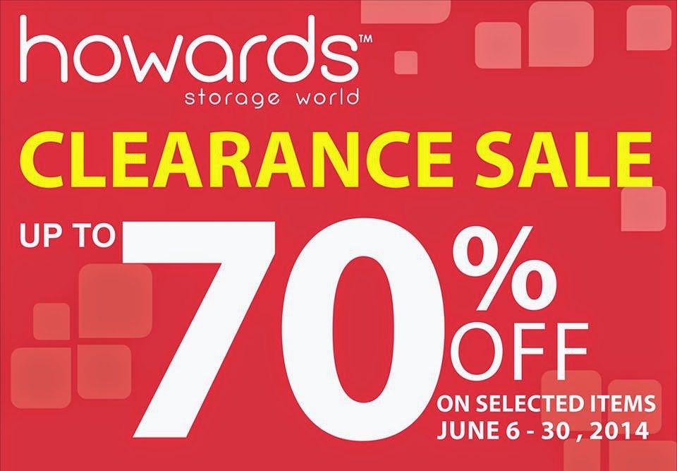 Manila Shopper Howards Storage Clearance SALE June 2014