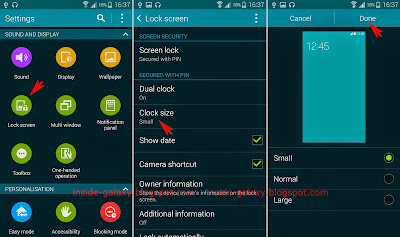 Inside Galaxy: Samsung Galaxy S5: How to Change the Clock Size on Lock
