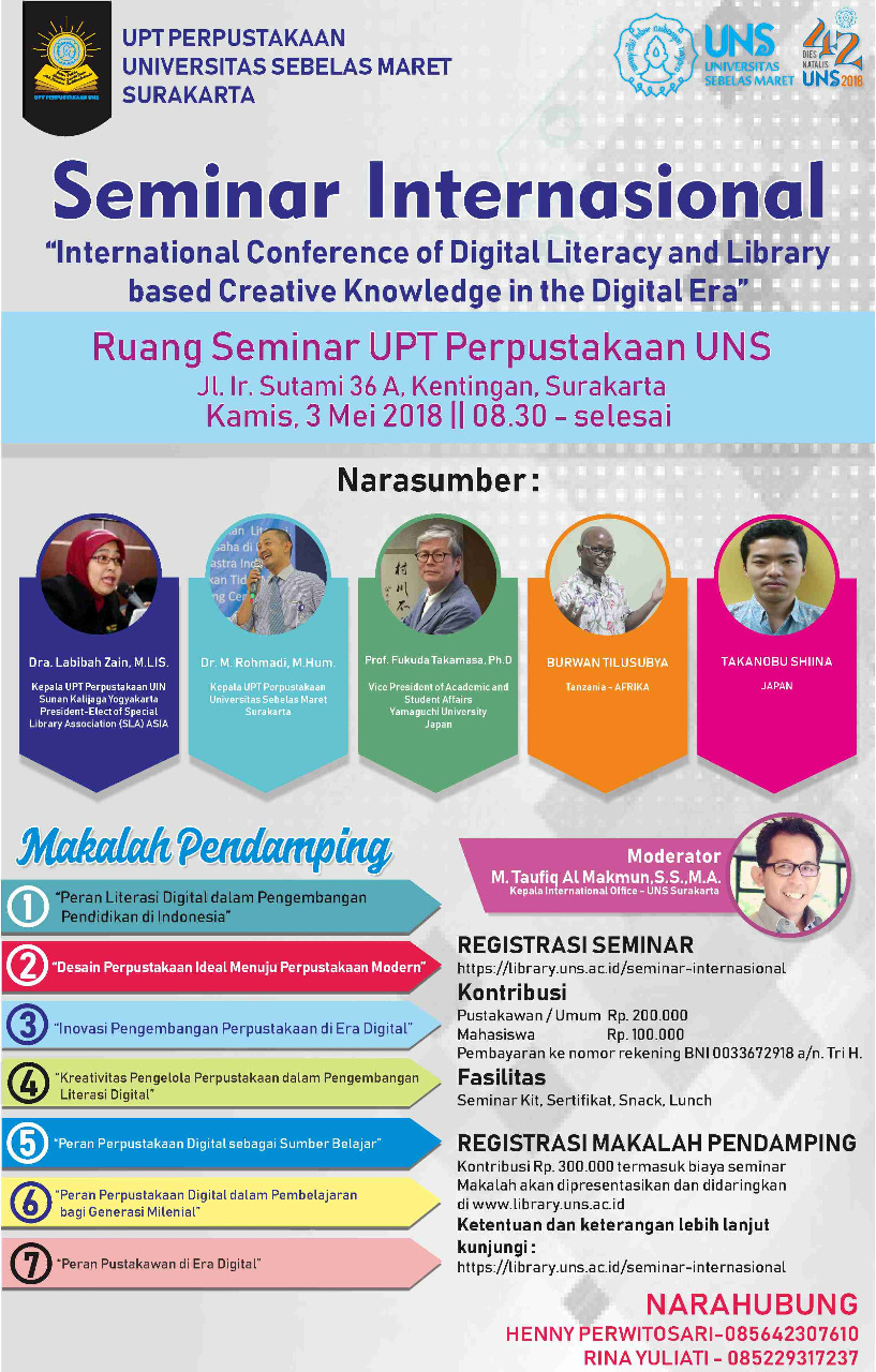 Seminar Internasional International Conference of Digital Literacy and