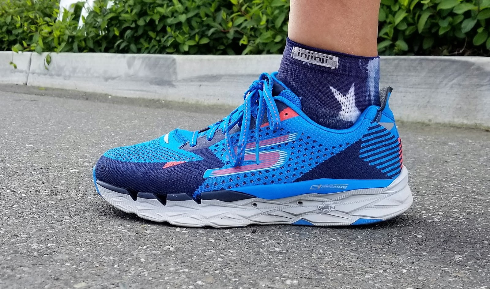 skechers go run ultra blue running shoes