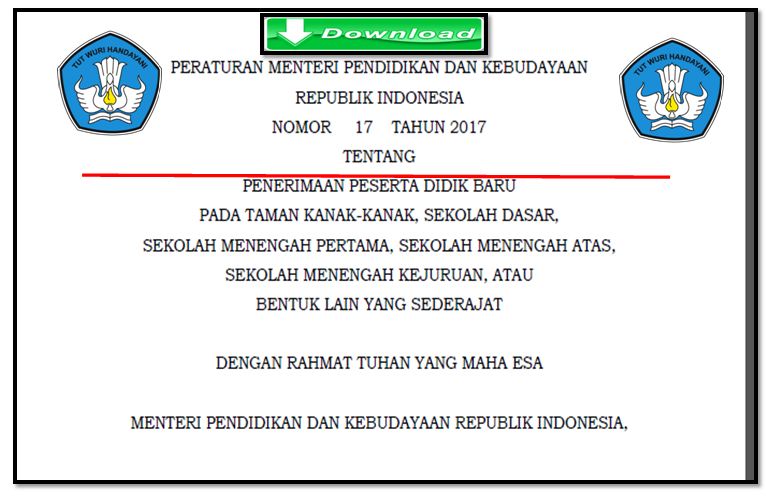 Juknis PPDB Tahun 2017/2018 SD-SMP-SMA/SMK - Contoh Berkas Guru